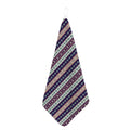 Southwestern Stripe Pattern Print Hand Towel