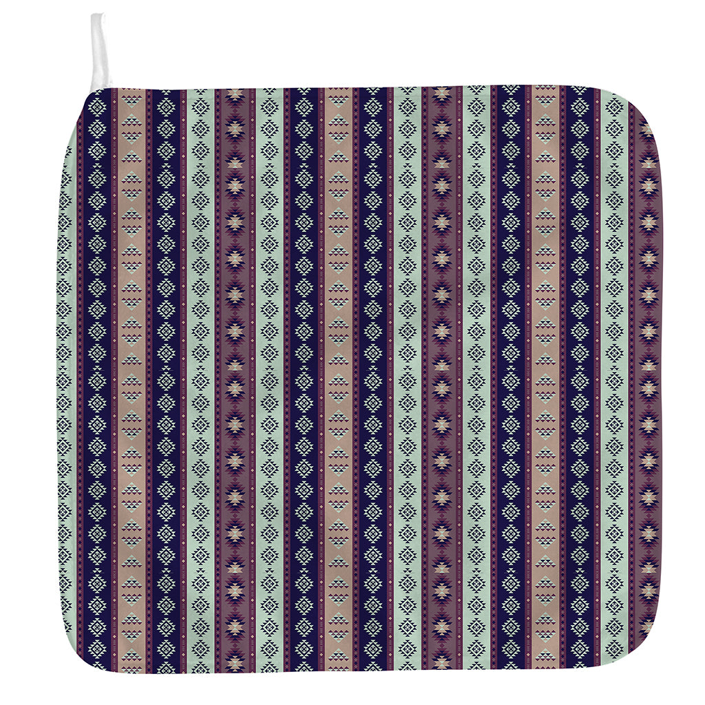 Southwestern Stripe Pattern Print Hand Towel
