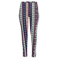 Southwestern Stripe Pattern Print High-Waisted Pocket Leggings