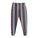 Southwestern Stripe Pattern Print Jogger Pants