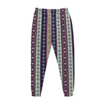 Southwestern Stripe Pattern Print Jogger Pants