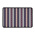 Southwestern Stripe Pattern Print Kitchen Mat