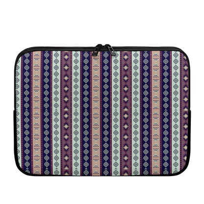Southwestern Stripe Pattern Print Laptop Sleeve