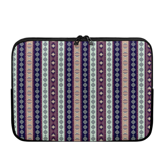 Southwestern Stripe Pattern Print Laptop Sleeve