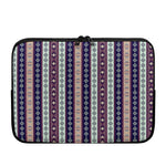 Southwestern Stripe Pattern Print Laptop Sleeve