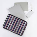 Southwestern Stripe Pattern Print Laptop Sleeve