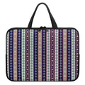 Southwestern Stripe Pattern Print Laptop Sleeve With Handle