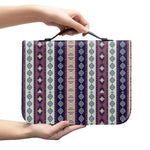 Southwestern Stripe Pattern Print Leather Bible Cover