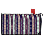 Southwestern Stripe Pattern Print Mailbox Cover