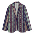 Southwestern Stripe Pattern Print Men's Blazer