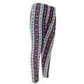Southwestern Stripe Pattern Print Men's Compression Pants