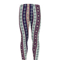 Southwestern Stripe Pattern Print Men's Leggings