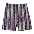 Southwestern Stripe Pattern Print Men's Swim Trunks