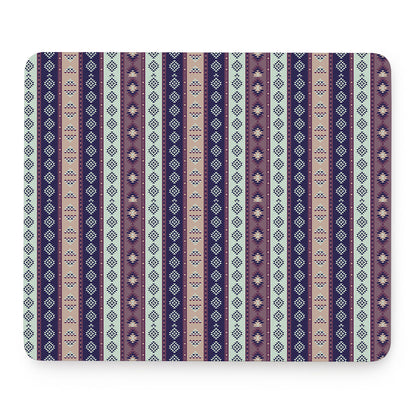 Southwestern Stripe Pattern Print Mouse Pad