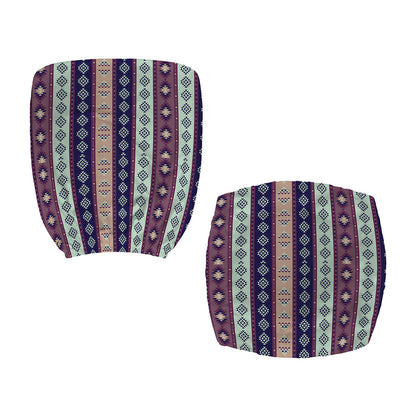 Southwestern Stripe Pattern Print Office Chair Cover