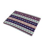 Southwestern Stripe Pattern Print Pet Cooling Mat Cover