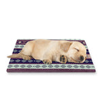 Southwestern Stripe Pattern Print Pet Cooling Mat Cover