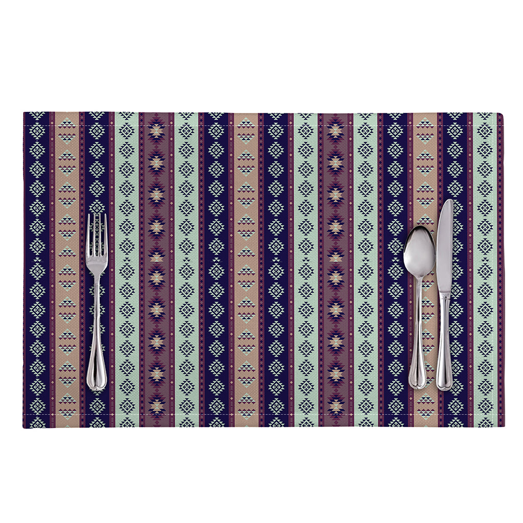 Southwestern Stripe Pattern Print Placemat