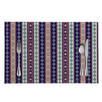 Southwestern Stripe Pattern Print Placemat