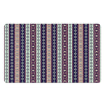 Southwestern Stripe Pattern Print Polyester Doormat