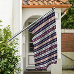 Southwestern Stripe Pattern Print Polyester Flag