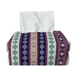 Southwestern Stripe Pattern Print Rectangle Tissue Box Cover