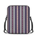 Southwestern Stripe Pattern Print Rectangular Crossbody Bag