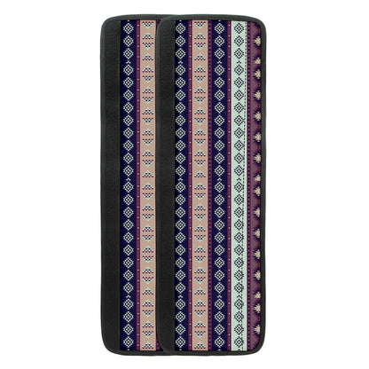 Southwestern Stripe Pattern Print Refrigerator Handle Covers