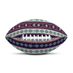 Southwestern Stripe Pattern Print Rugby Ball