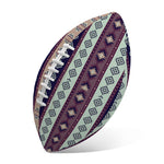 Southwestern Stripe Pattern Print Rugby Ball