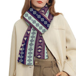 Southwestern Stripe Pattern Print Scarf