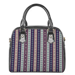 Southwestern Stripe Pattern Print Shoulder Handbag