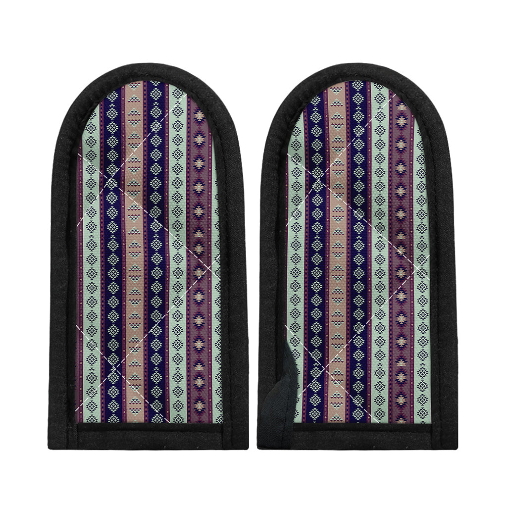 Southwestern Stripe Pattern Print Skillet Handle Cover