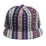 Southwestern Stripe Pattern Print Snapback Cap