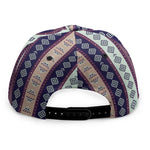 Southwestern Stripe Pattern Print Snapback Cap