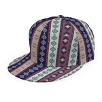 Southwestern Stripe Pattern Print Snapback Cap