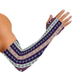 Southwestern Stripe Pattern Print Sun Protection Arm Sleeves