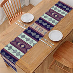 Southwestern Stripe Pattern Print Table Runner