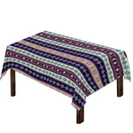 Southwestern Stripe Pattern Print Tablecloth