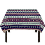 Southwestern Stripe Pattern Print Tablecloth
