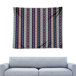 Southwestern Stripe Pattern Print Tapestry