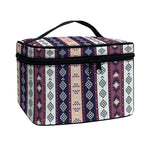 Southwestern Stripe Pattern Print Travel Makeup Bag