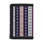 Southwestern Stripe Pattern Print Trifold Wallet