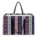 Southwestern Stripe Pattern Print Utility Tote Bag