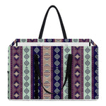 Southwestern Stripe Pattern Print Utility Tote Bag