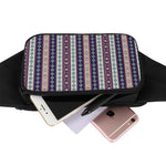Southwestern Stripe Pattern Print Waist Bag