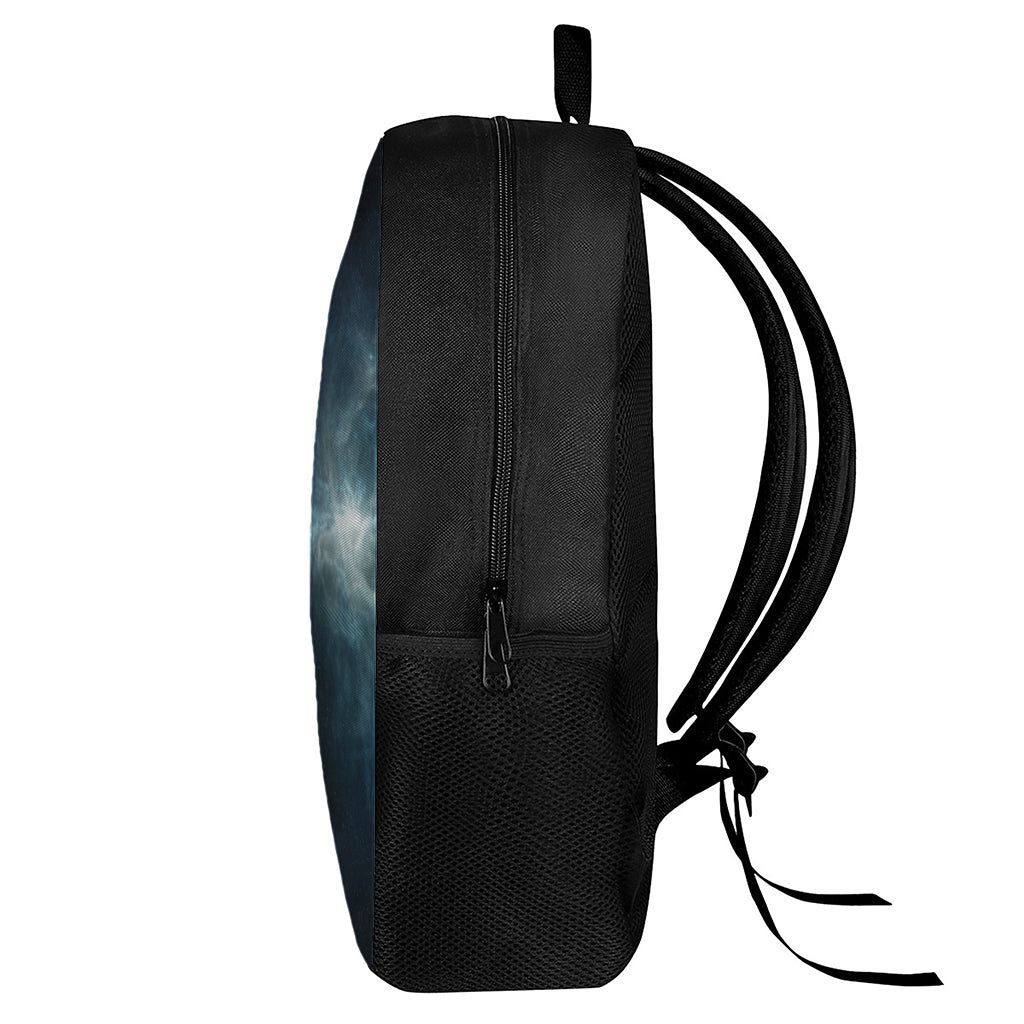 Space And Earth Print 17 Inch Backpack