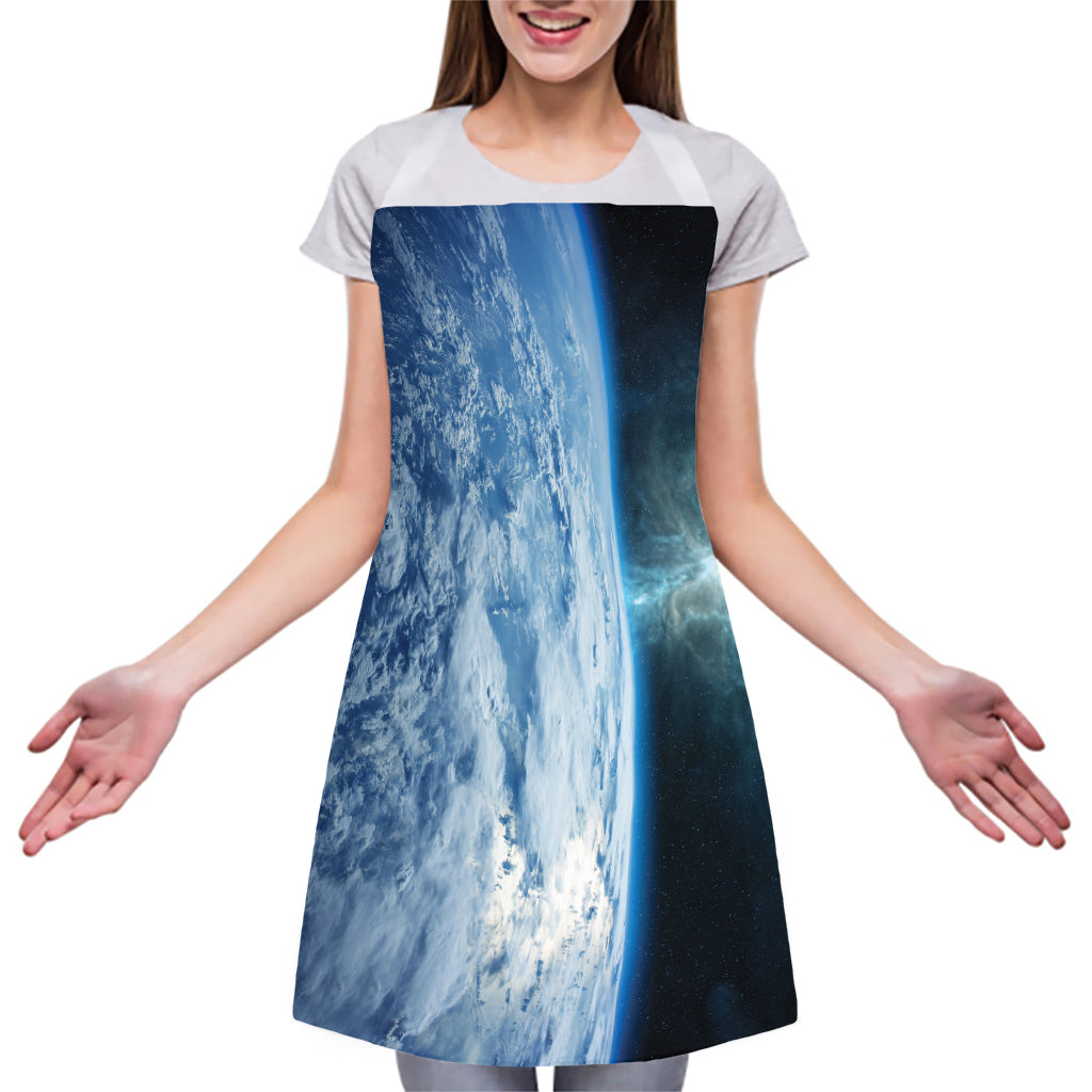 Space And Earth Print Adjustable Apron