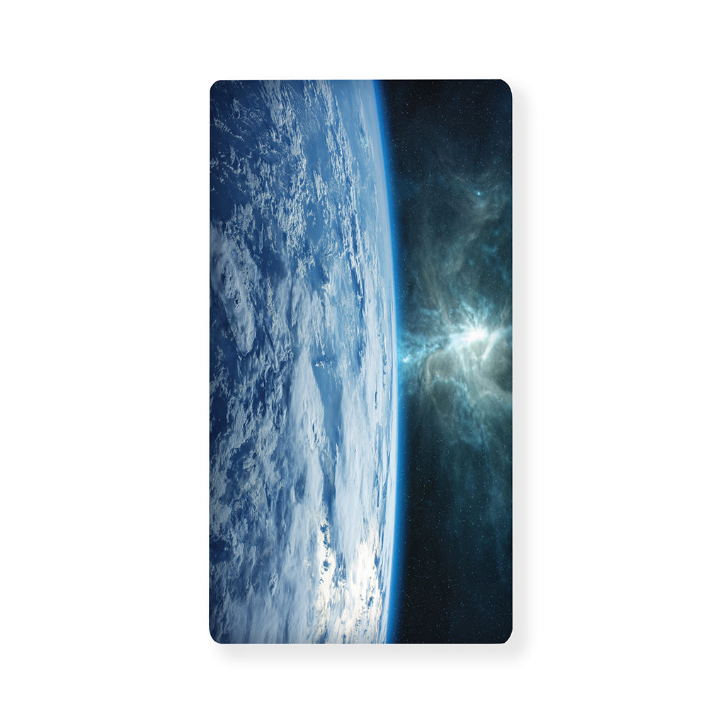 Space And Earth Print Baby Crib Sheet