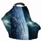 Space And Earth Print Baby Seat Cover